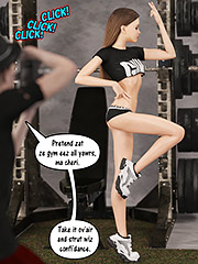 This is supposed to be a private photoshoot - Natasha gym 2 by Dark Lord