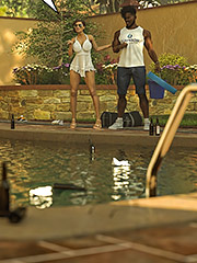 You certainly look like you have the equipment to get the job done - Pool dues by Tab109