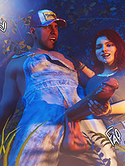 She did just throat that huge dick Laura - The dare by Tab109