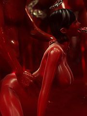Monster shaft entered her tight butthole - Fallen 2 by Vaesark