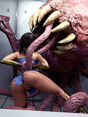 It has now penetrated both my pussy and my butthole - Wonder Diana and the Breeder by BadOnion