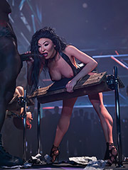 Jus' git yo' pretty gook ass over that bench and start throating them cocks - Red Carpet, The Afterparty by Tab109