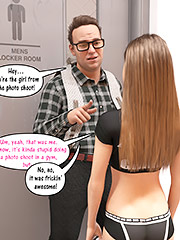 I probably shouldn't have given this old creep my Instagram - Natasha Gym part 3, DarkLord universe by Dark Lord