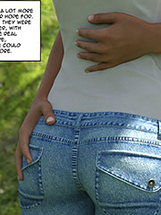 Someone might watch us from one of those hills - Young love 4 (cuckold) by Losekontrol (Hijab 3DX)